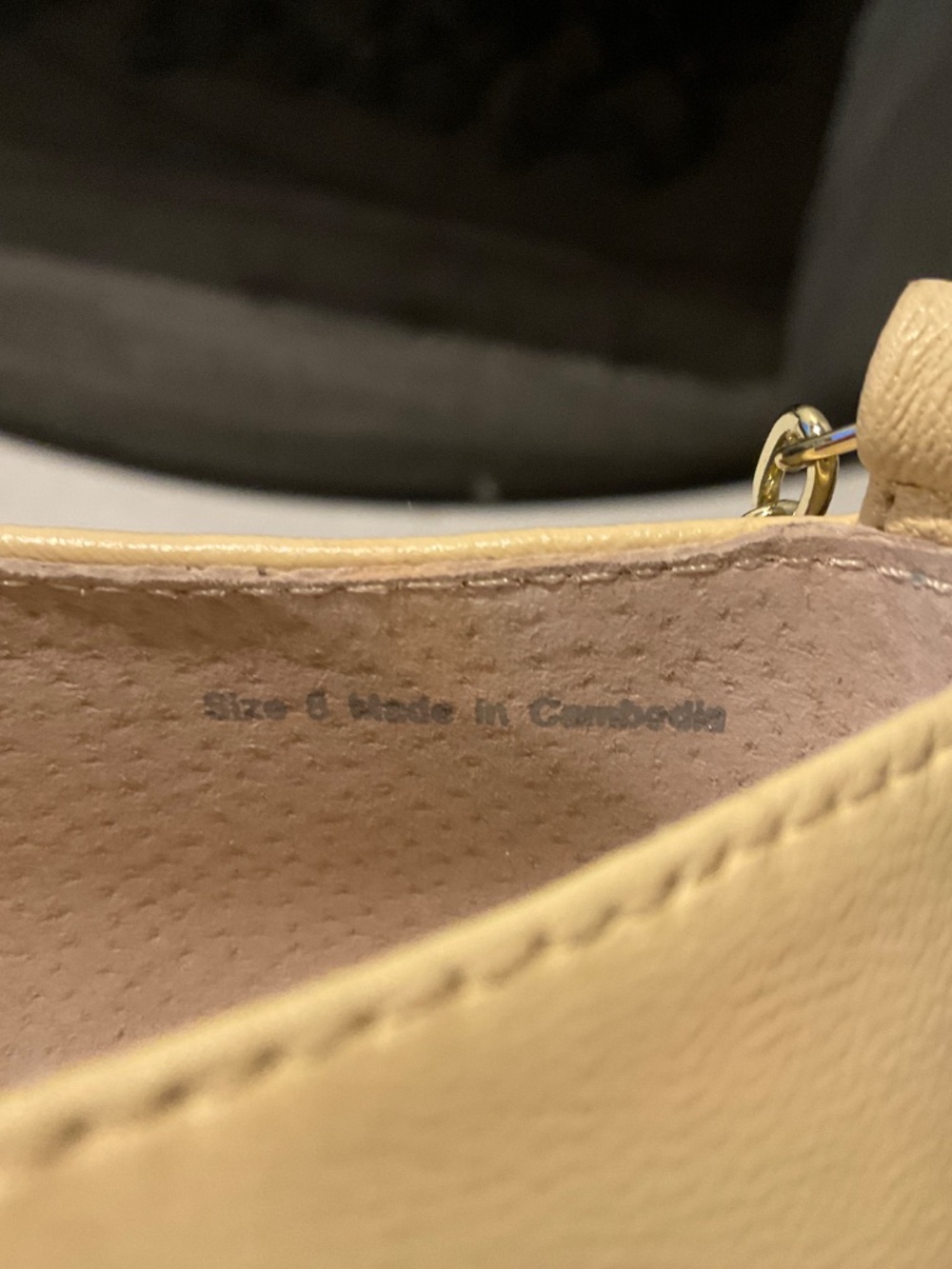 Dolce Vita Baiden Ballet Flats Warm Natural Leather Size 8 - Picture 7 of 8
